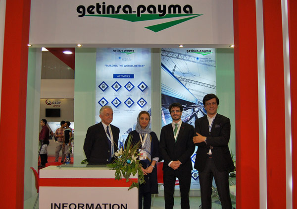 Arta Rail Team and Getinsa Middle East Sales Manager at Iran Rail Expo